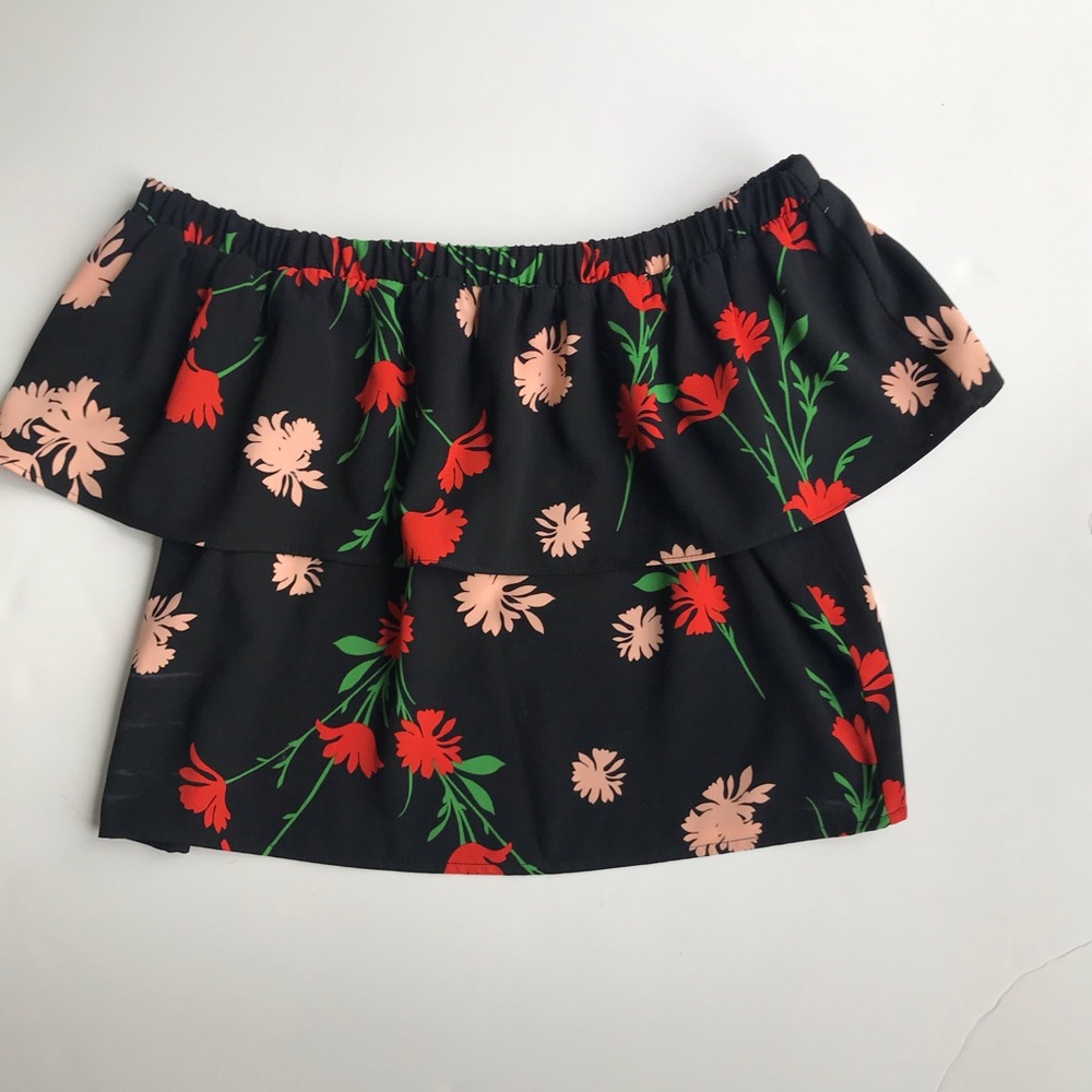 Topshop Off the Shoulder Top